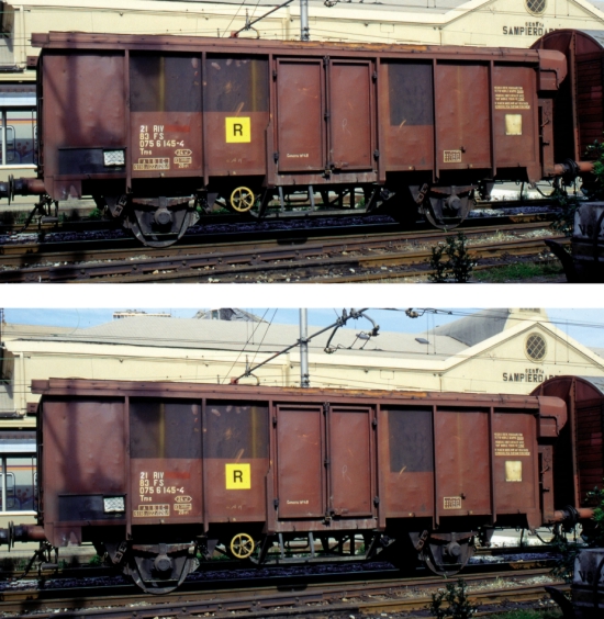 2 Piece Set #1: Roller Shutter Freight car<br /><a href='images/pictures/Roco/66166.jpg' target='_blank'>Full size image</a>